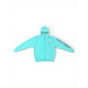 Southern Puppy Tropic Life Turquoise Dog Zip Up Hoodie Sweatshirt Womens Medium